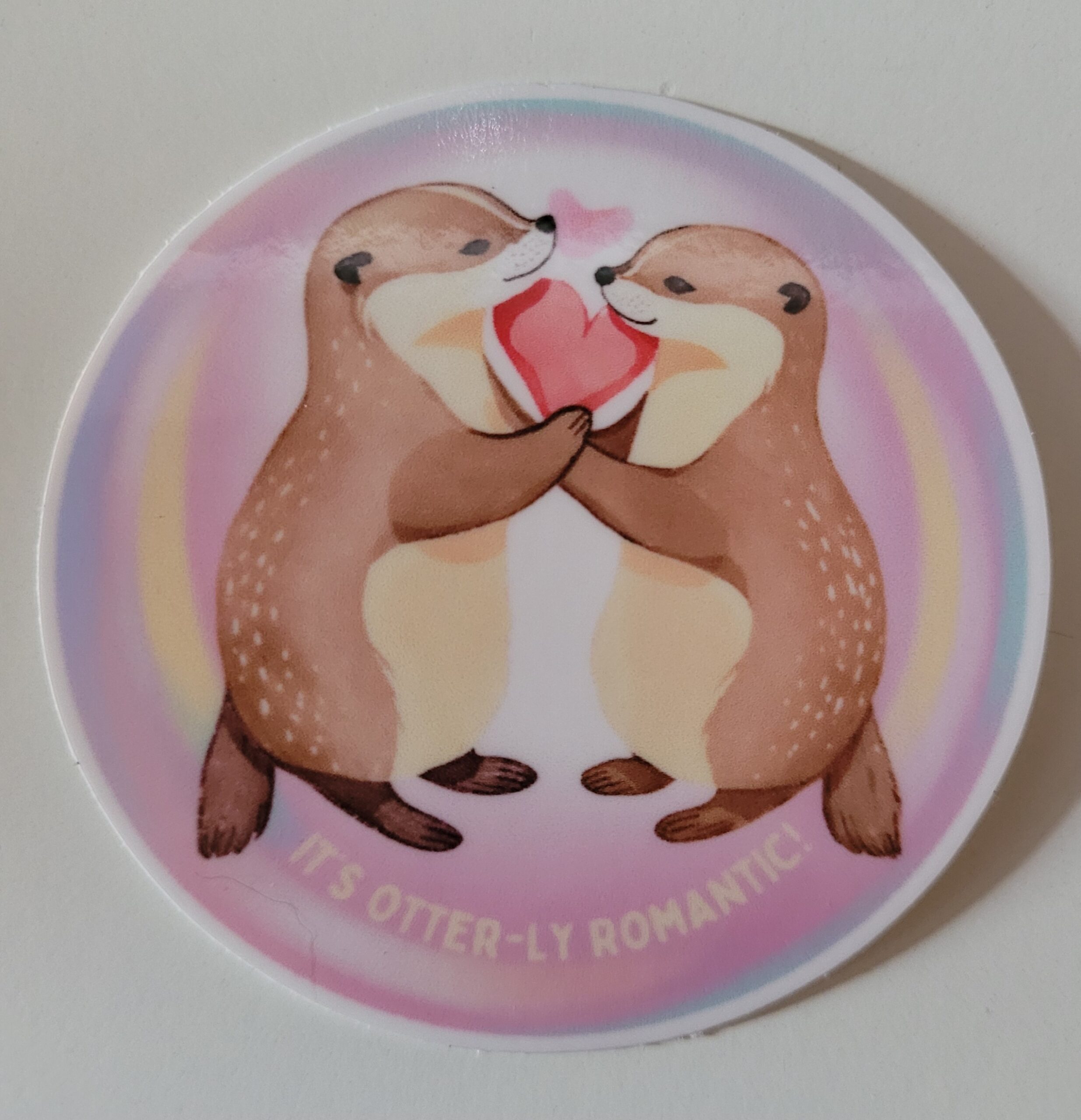 It's Otter-ly Romantic Sticker