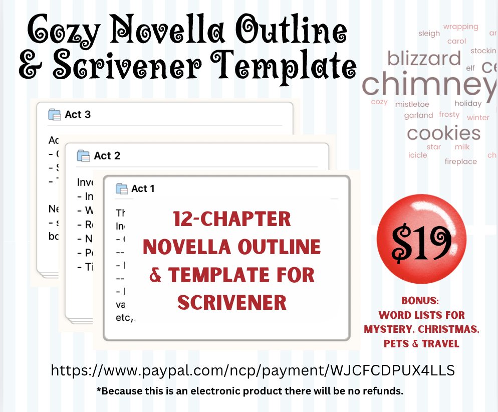 12 Chapter Cozy Mystery Outline Template