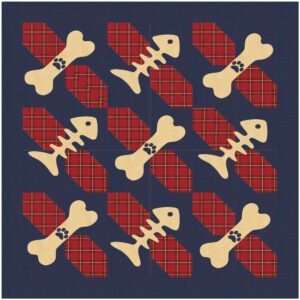 Bone-A-Fide: Printed Pattern, Pattern only